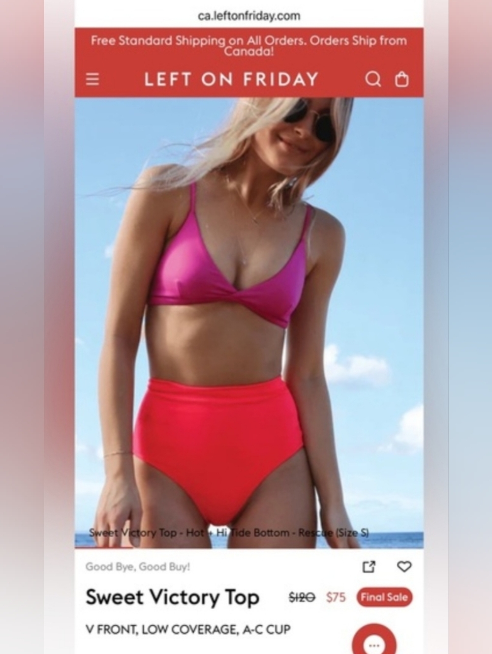 Left On Friday  Women S Black Swim Top